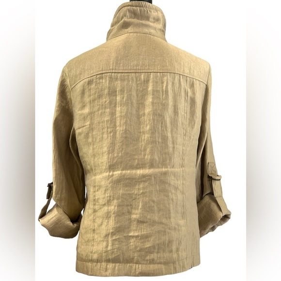 NOTATIONS gold metallic jacket - Picture 2 of 14